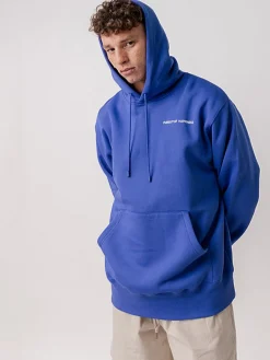 Pursuit of Happiness Hoodies & Crews-Simple Logo Heavyweight Pullover in Royal Blue