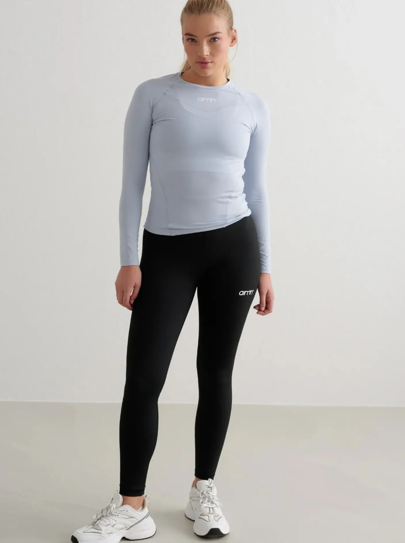 Aimn Running-Soft Basic Long Sleeve Tee