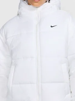 Women Nike Puffers|Jackets & Vests-Sportswear Classic Puffer Therma-FIT Loose Hooded Jacket