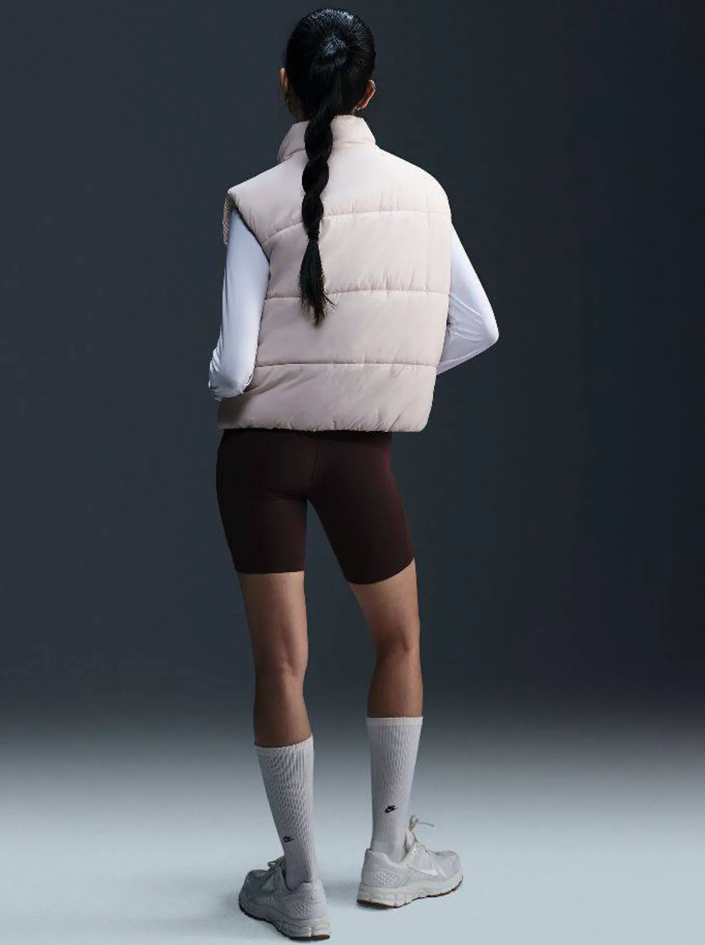 Women Nike Puffers|Jackets & Vests-Sportswear Classic Puffer Therma-FIT Loose Vest