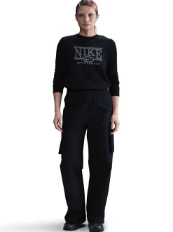 Women Nike Hoodies & Crews-Sportswear Club Fleece Crew-Neck Sweatshirt