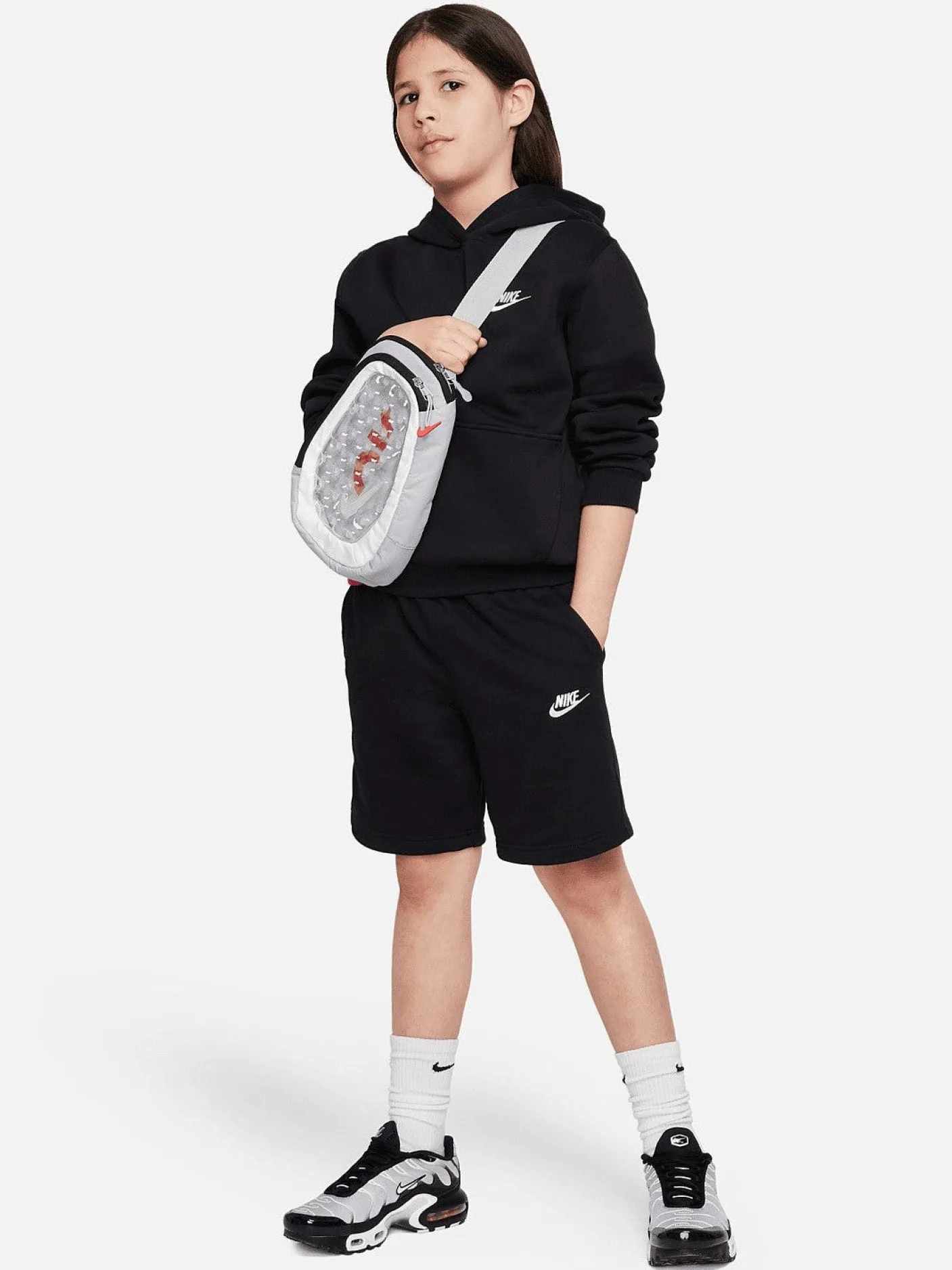 Kids Nike Shorts-Sportswear Club Fleece French Terry Shorts Youth