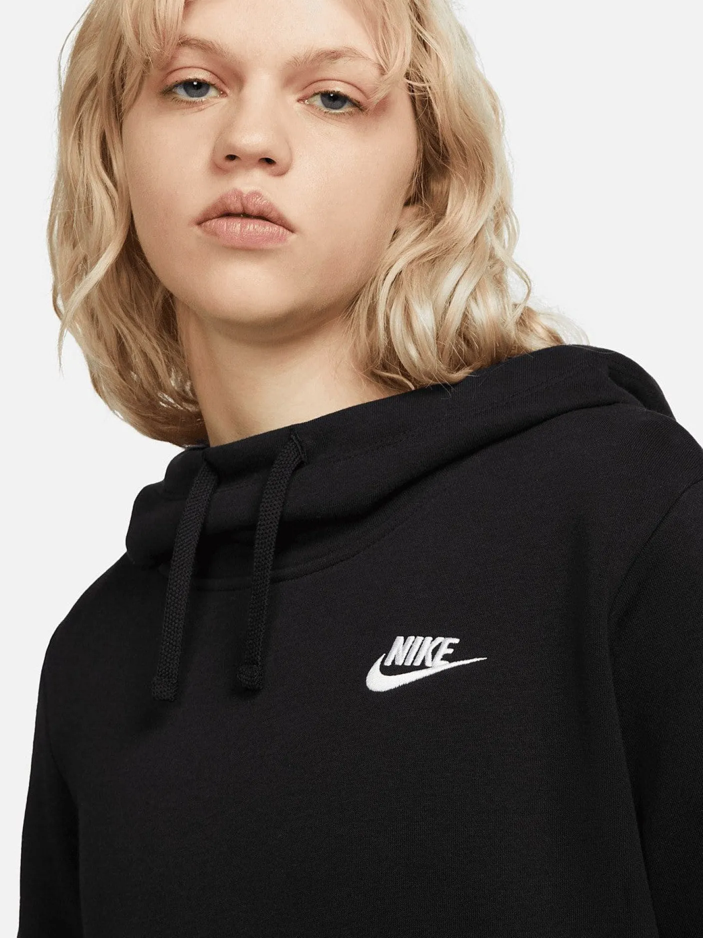 Women Nike Hoodies & Crews-Sportswear Club Fleece Funnel-Neck Hoodie