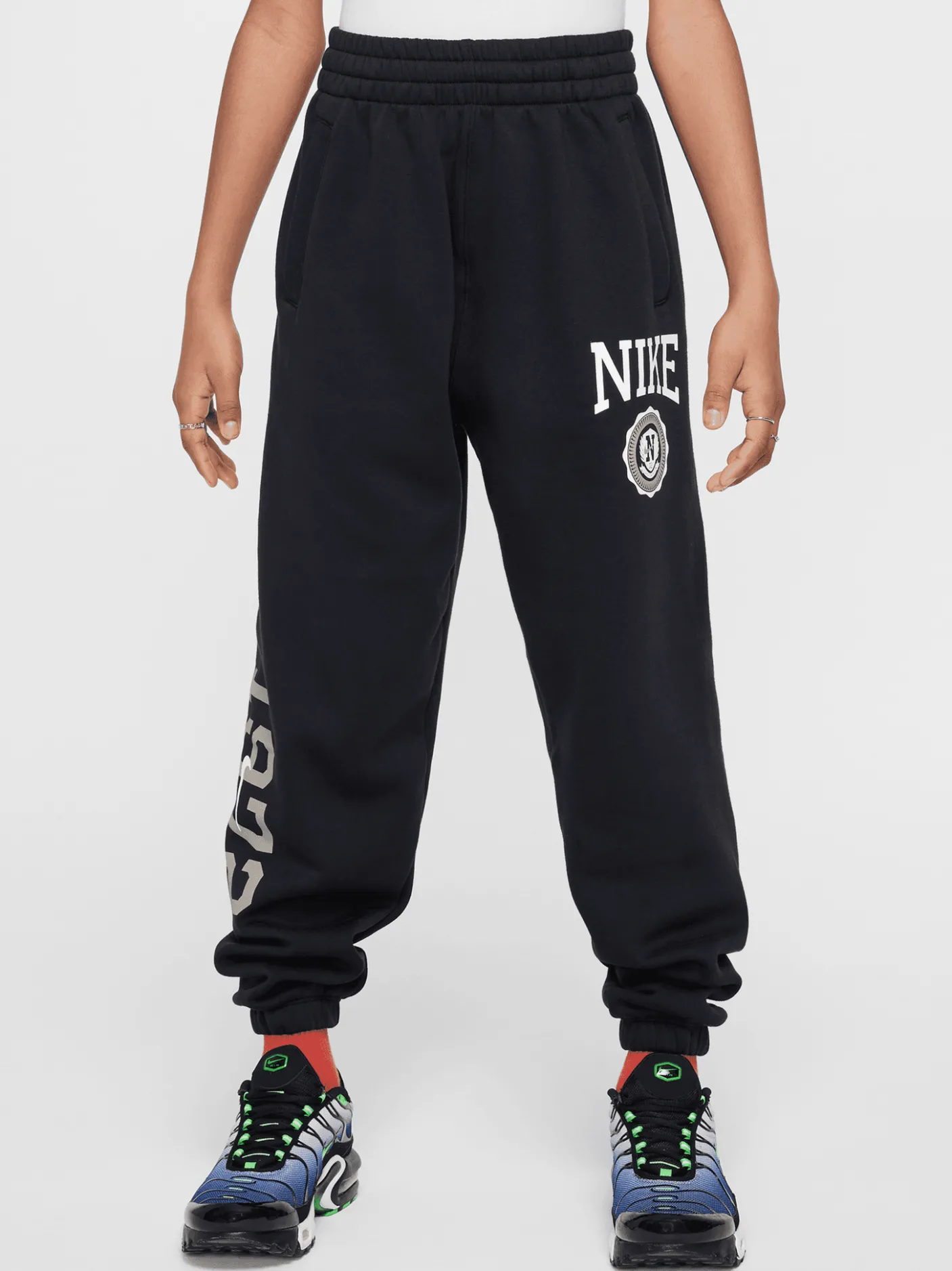 Kids Nike Leggings & Pants-Sportswear Club Fleece Loose Pants Youth