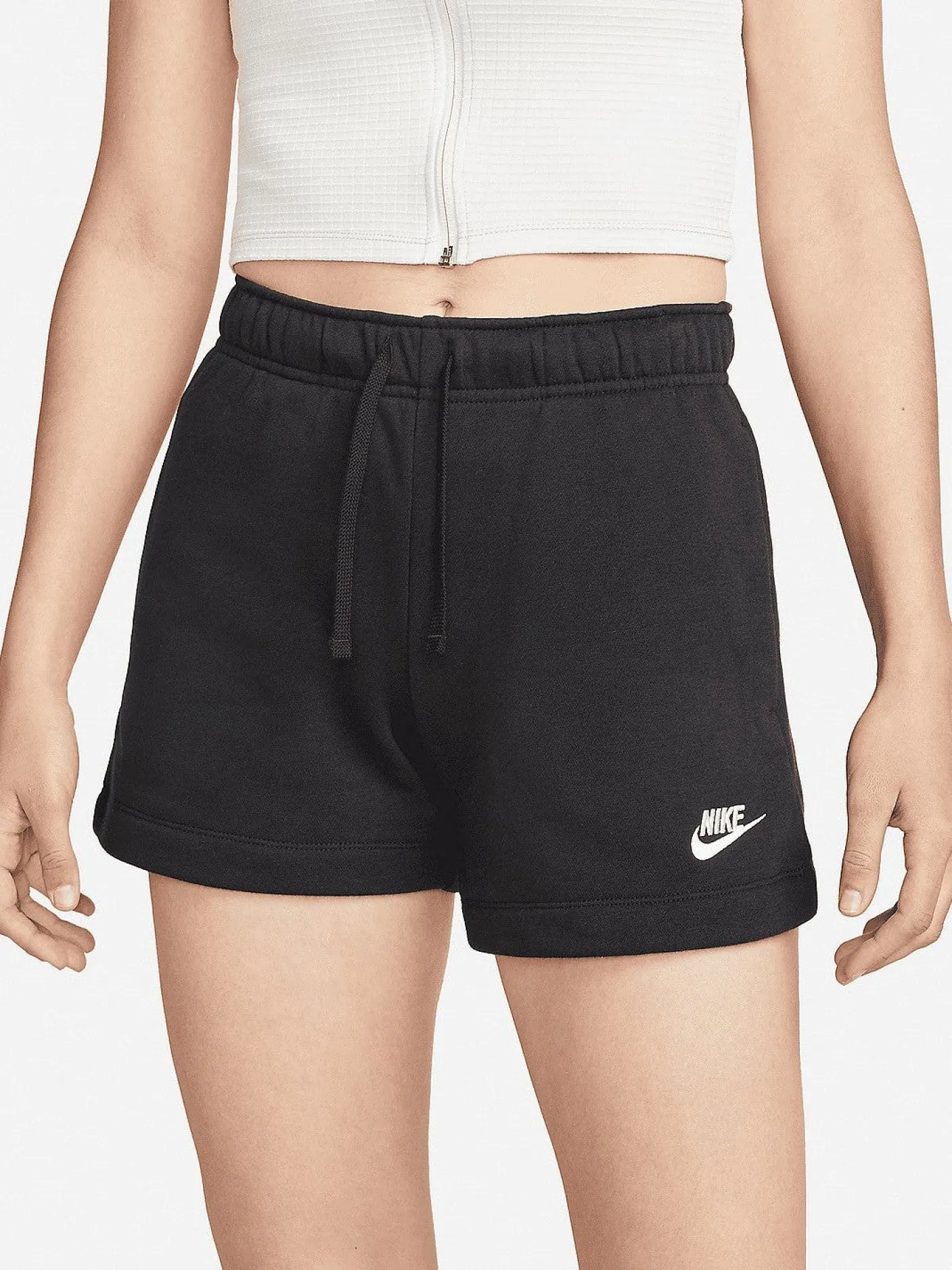 Women Nike Shorts-Sportswear Club Fleece Mid-Rise Shorts