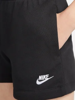 Women Nike Shorts-Sportswear Club Fleece Mid-Rise Shorts
