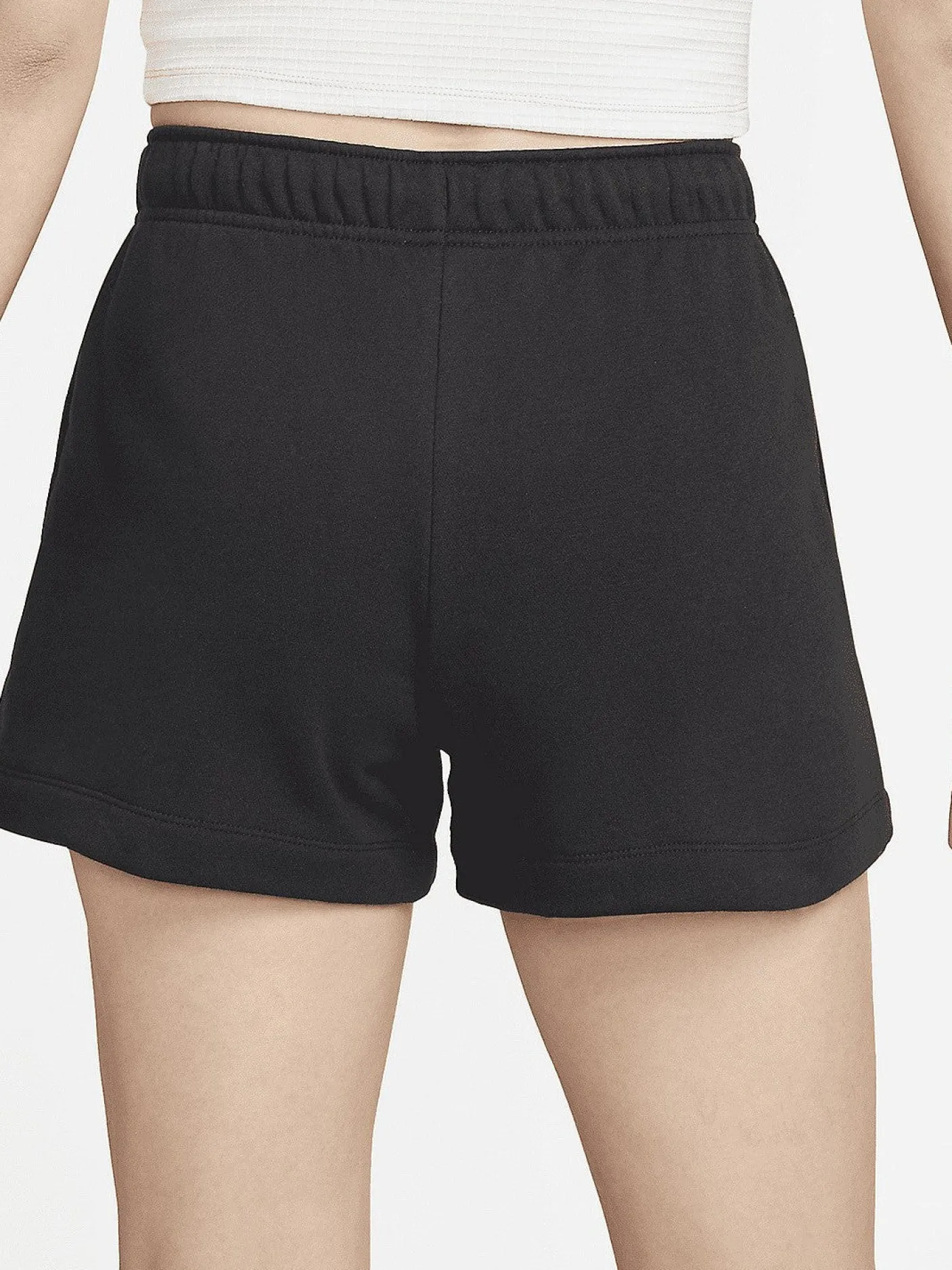 Women Nike Shorts-Sportswear Club Fleece Mid-Rise Shorts