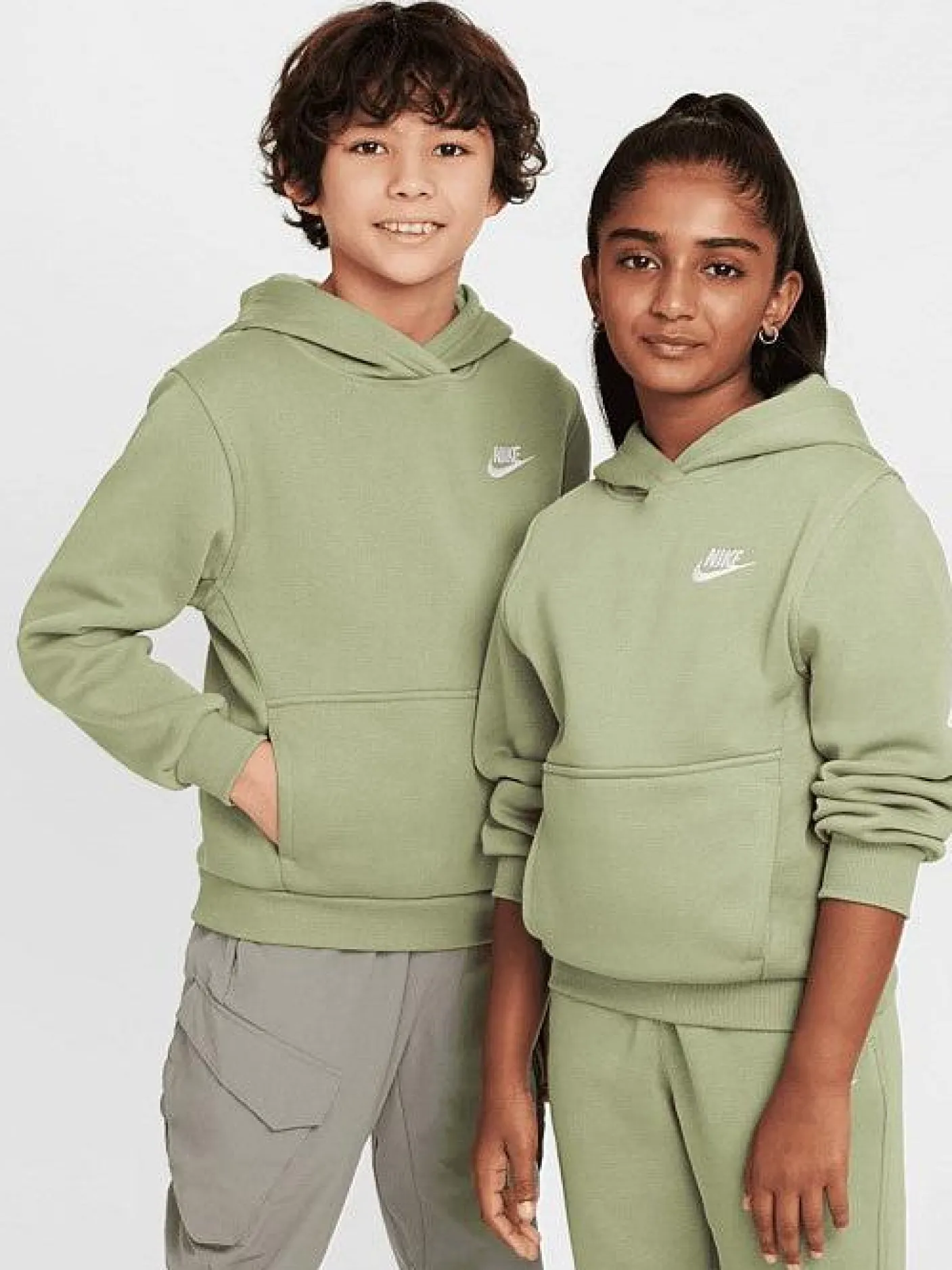 Kids Nike Hoodies & Crews-Sportswear Club Fleece Pullover Hoodie Youth