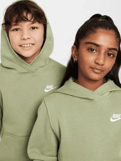 Kids Nike Hoodies & Crews-Sportswear Club Fleece Pullover Hoodie Youth