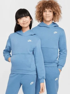 Kids Nike Hoodies & Crews-Sportswear Club Fleece Pullover Hoodie Youth