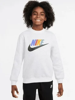 Kids Nike Hoodies & Crews-Sportswear Club Fleece Sweatshirt Youth