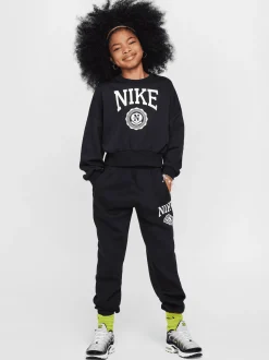Kids Nike Hoodies & Crews-Sportswear Club French Terry Crew-Neck Sweatshirt Youth