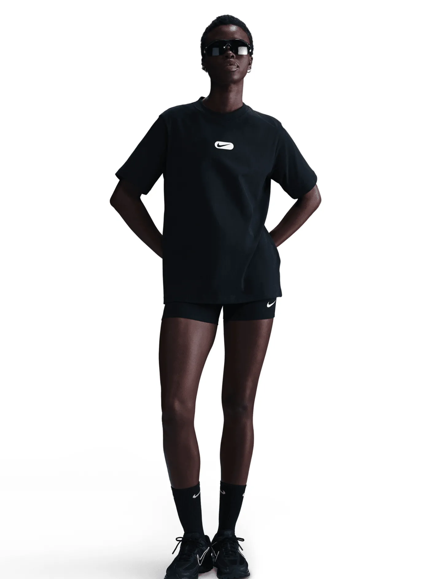 Women Nike Tees & Tanks-Sportswear Club Short-Sleeve T-Shirt