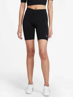 Women Nike Performance|Shorts-Sportswear Essential Mid-Rise Bike Shorts