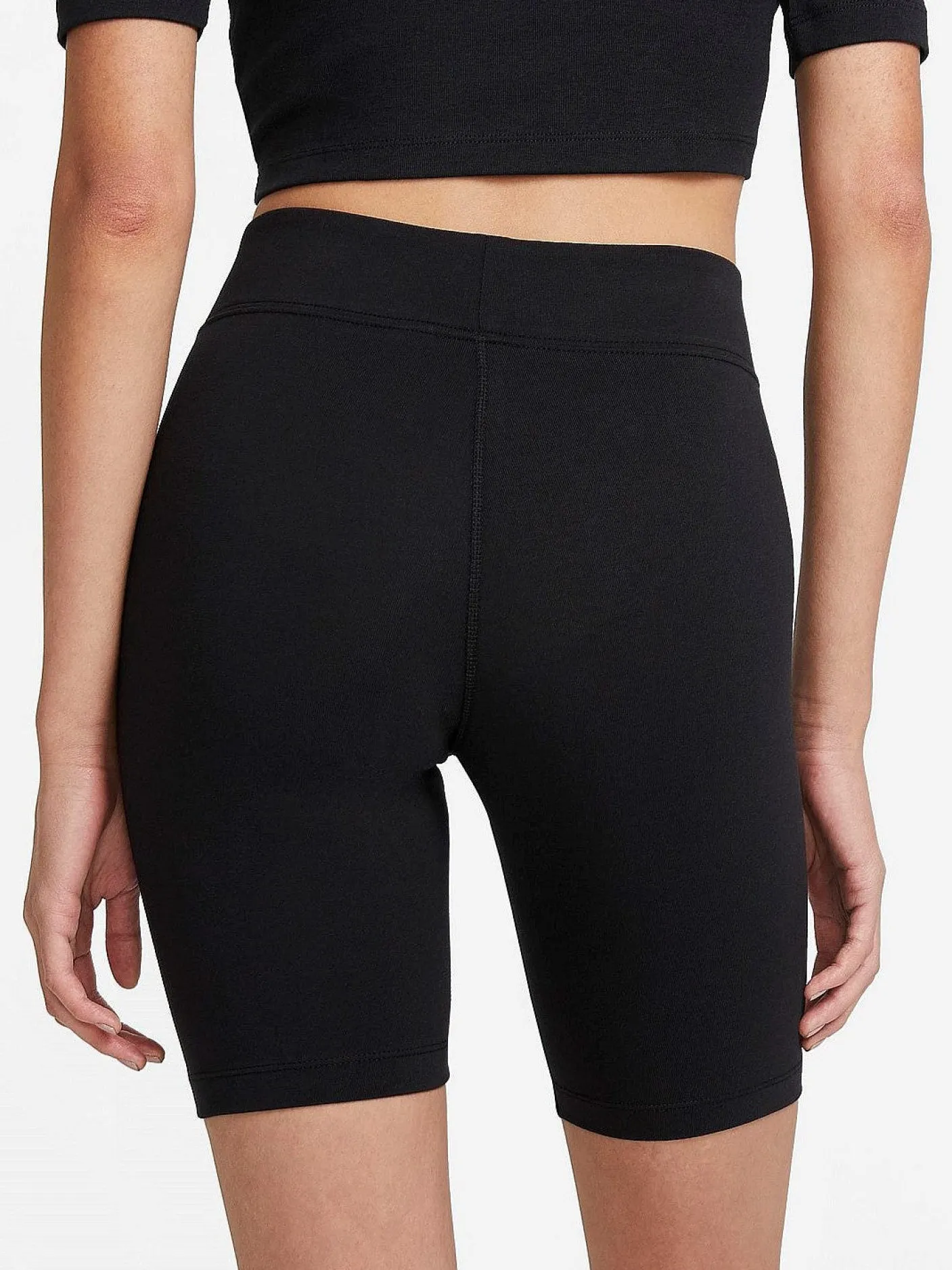 Women Nike Performance|Shorts-Sportswear Essential Mid-Rise Bike Shorts