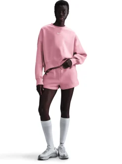 Women Nike Hoodies & Crews-Sportswear Phoenix Fleece Oversized Crew-Neck Sweatshirt