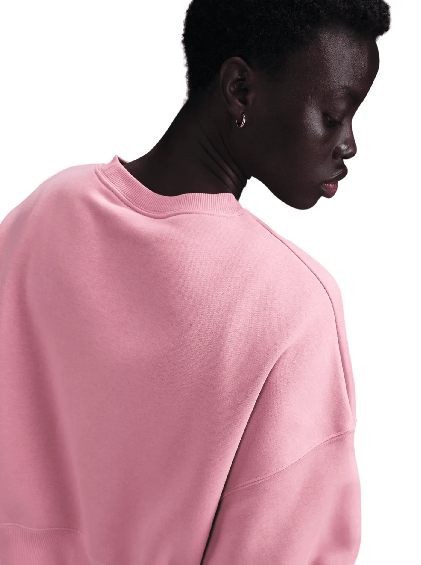 Women Nike Hoodies & Crews-Sportswear Phoenix Fleece Oversized Crew-Neck Sweatshirt