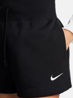 Women Nike Shorts-Sportswear Phoenix Fleece High-Waisted Shorts