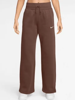 Women Nike Pants & Sweats-Sportswear Phoenix Wide-Leg Fleece Pant