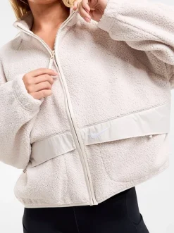 Women Nike Jackets & Vests-Sportswear Sherpa Jacket