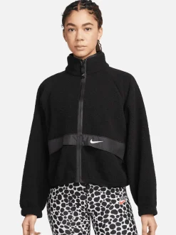Women Nike Jackets-Sportswear Sherpa Jacket