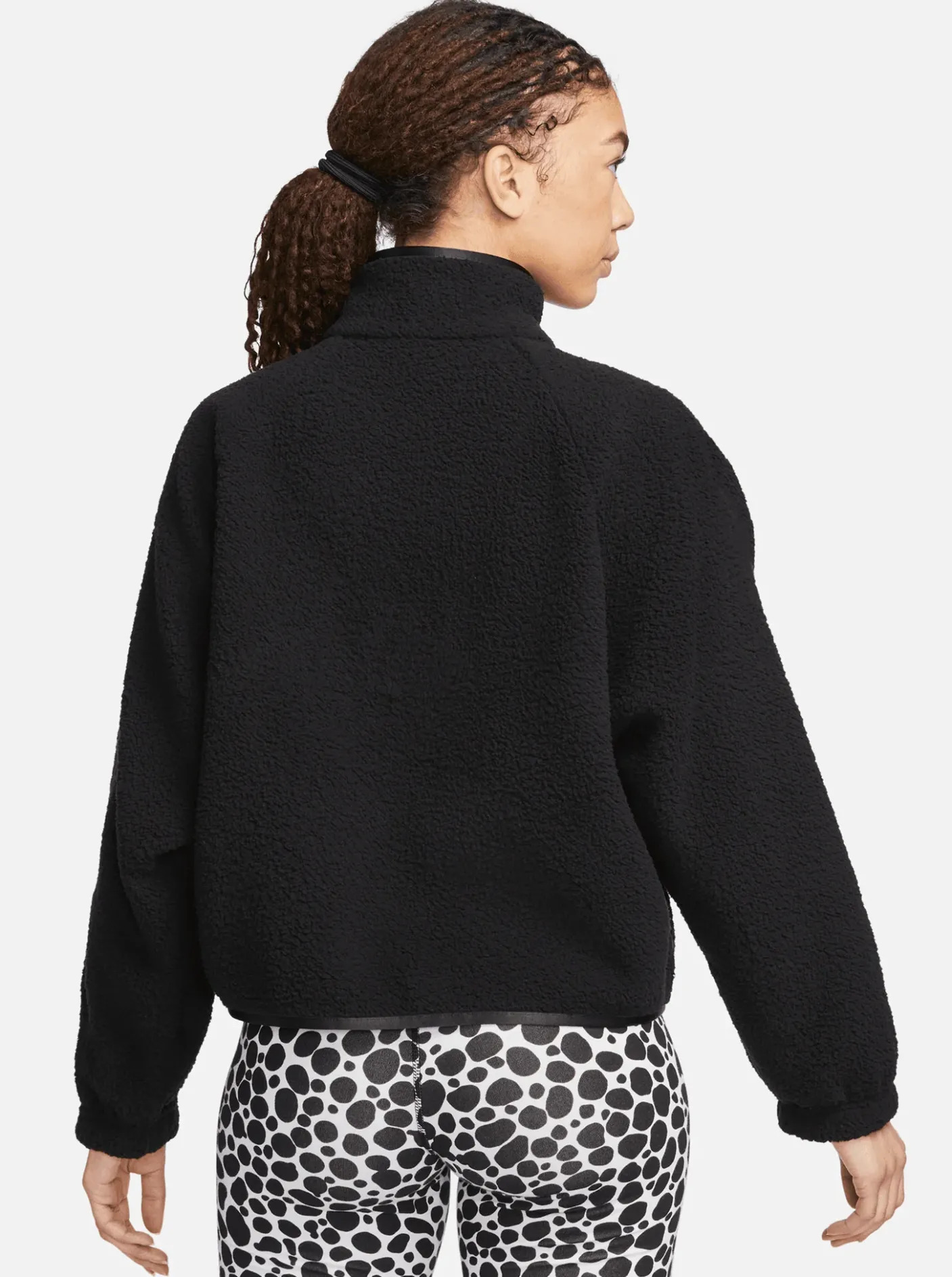 Women Nike Jackets-Sportswear Sherpa Jacket