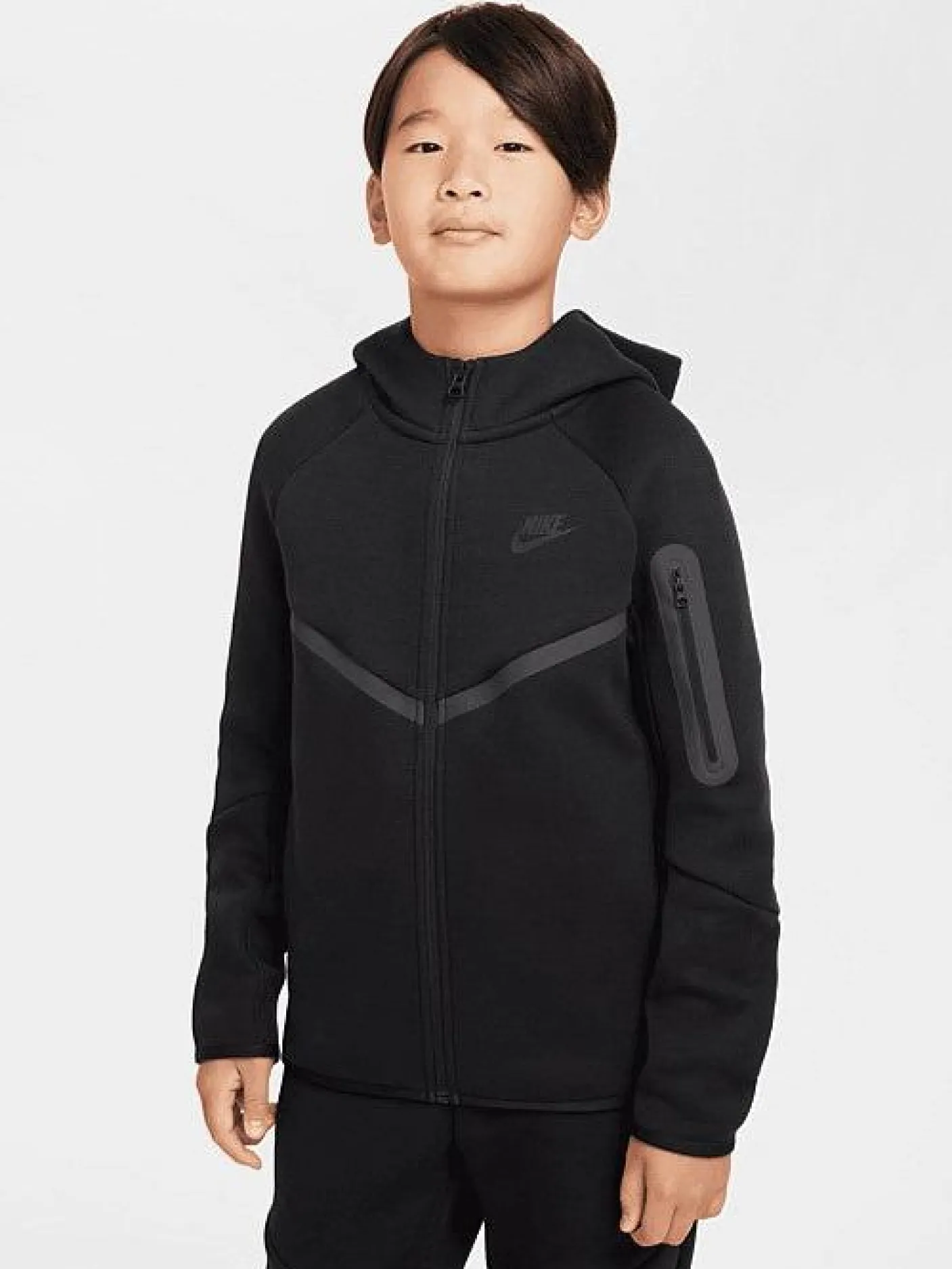 Kids Nike Hoodies & Crews-Sportswear Tech Fleece Full-Zip Hoodie Youth