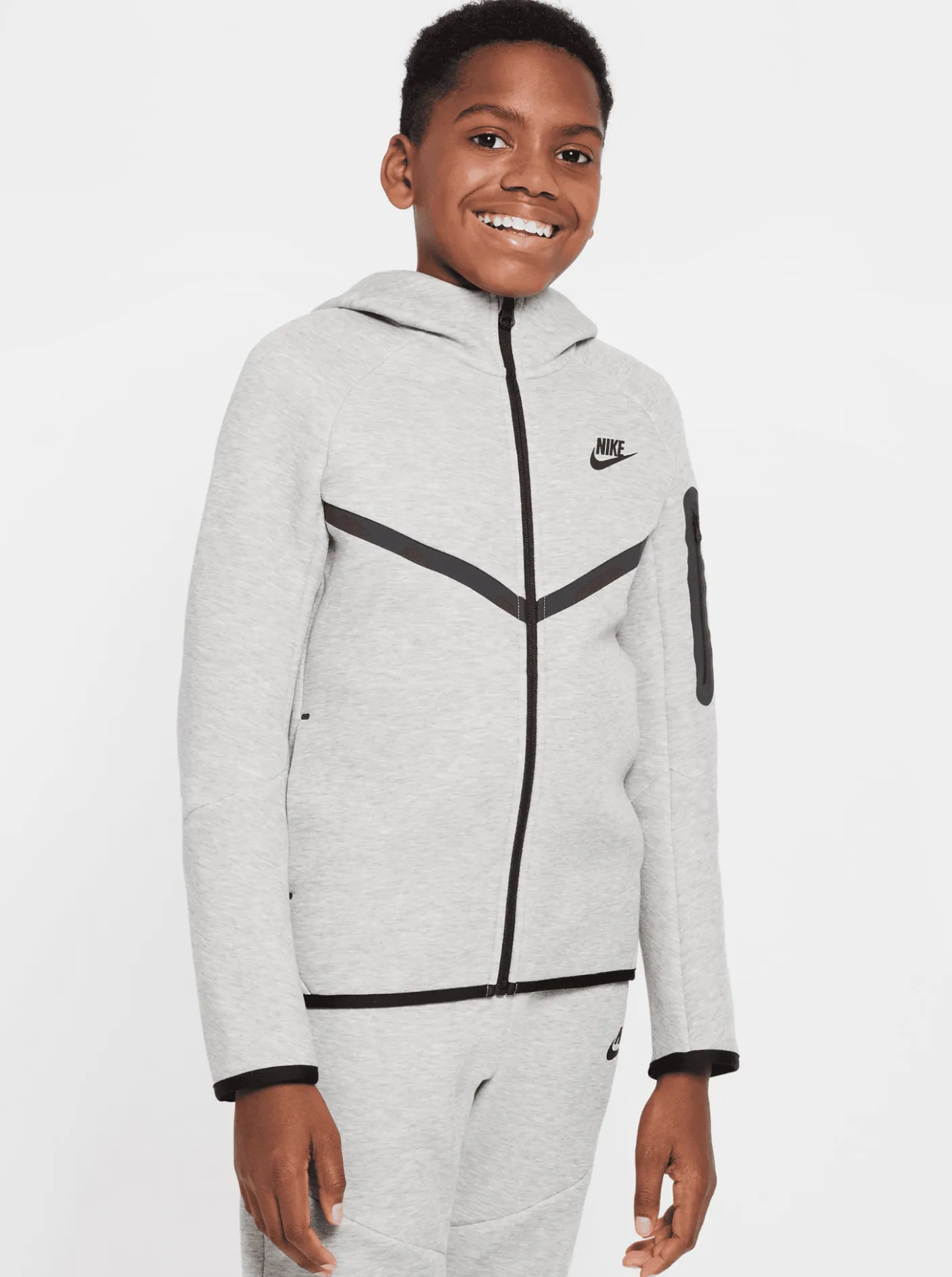 Kids Nike Hoodies & Crews-Sportswear Tech Fleece Full-Zip Hoodie Youth