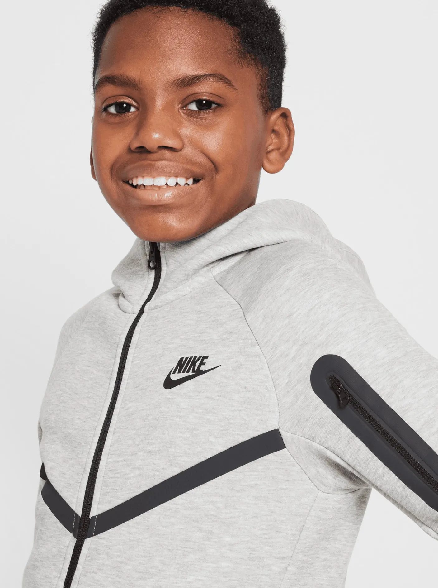 Kids Nike Hoodies & Crews-Sportswear Tech Fleece Full-Zip Hoodie Youth