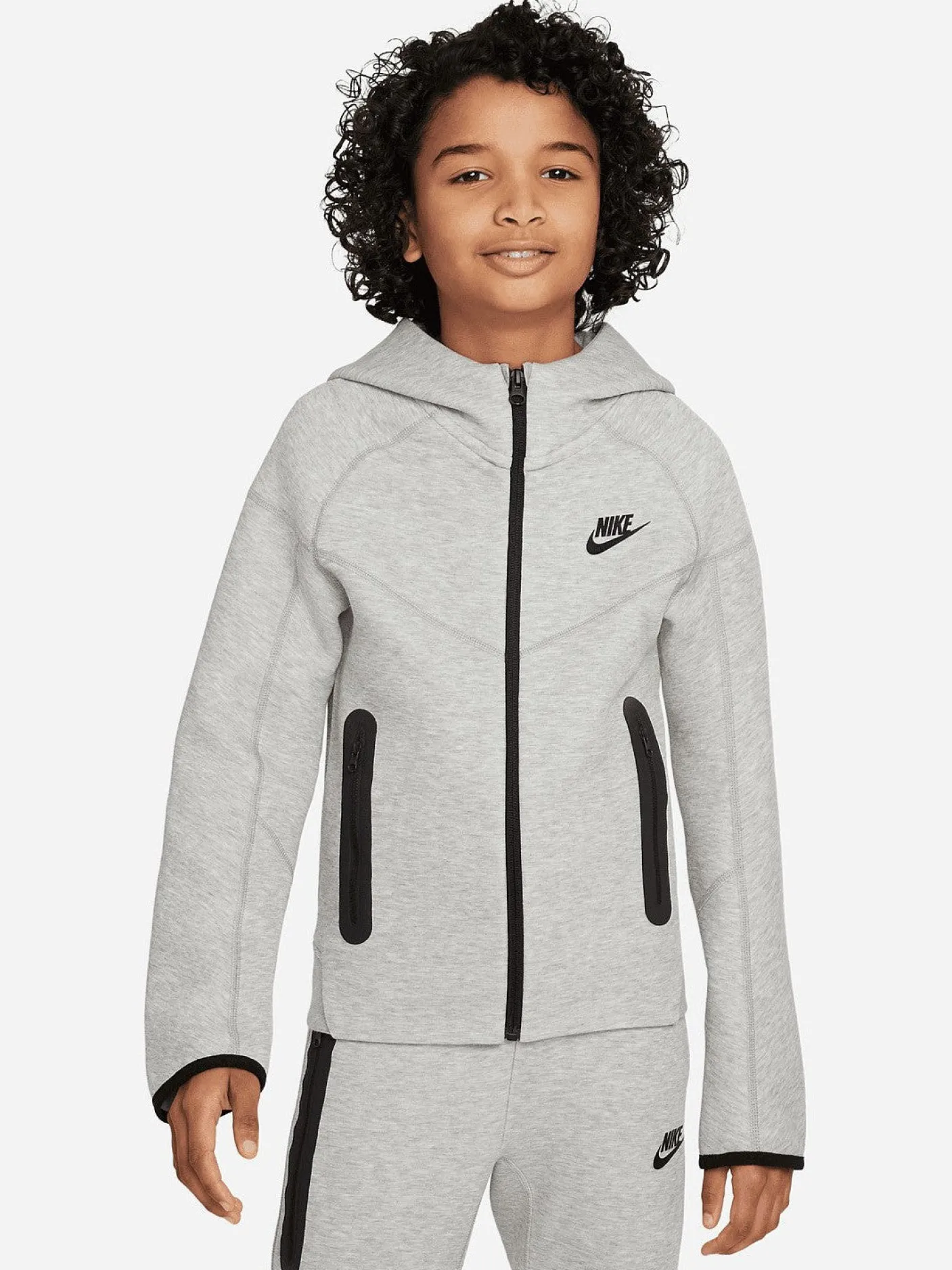 Kids Nike Hoodies & Crews-Sportswear Tech Fleece Full-Zip Hoodie Youth