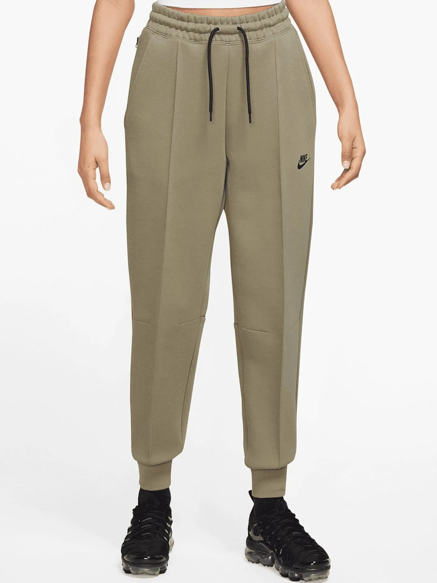 Women Nike Pants & Sweats-Sportswear Tech Fleece Mid-Rise Jogger
