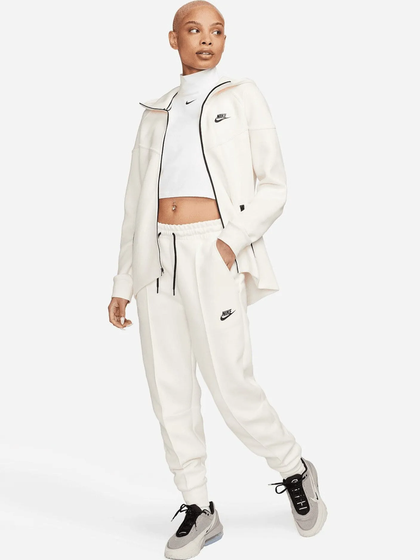 Women Nike Pants|Pants & Sweats-Sportswear Tech Fleece Mid-Rise Jogger