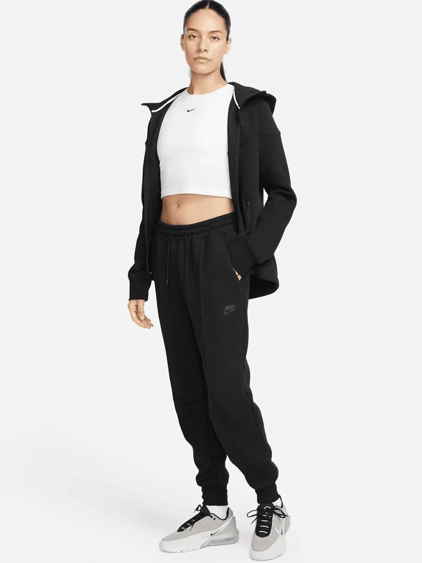 Women Nike Pants|Pants & Sweats-Sportswear Tech Fleece Mid-Rise Jogger