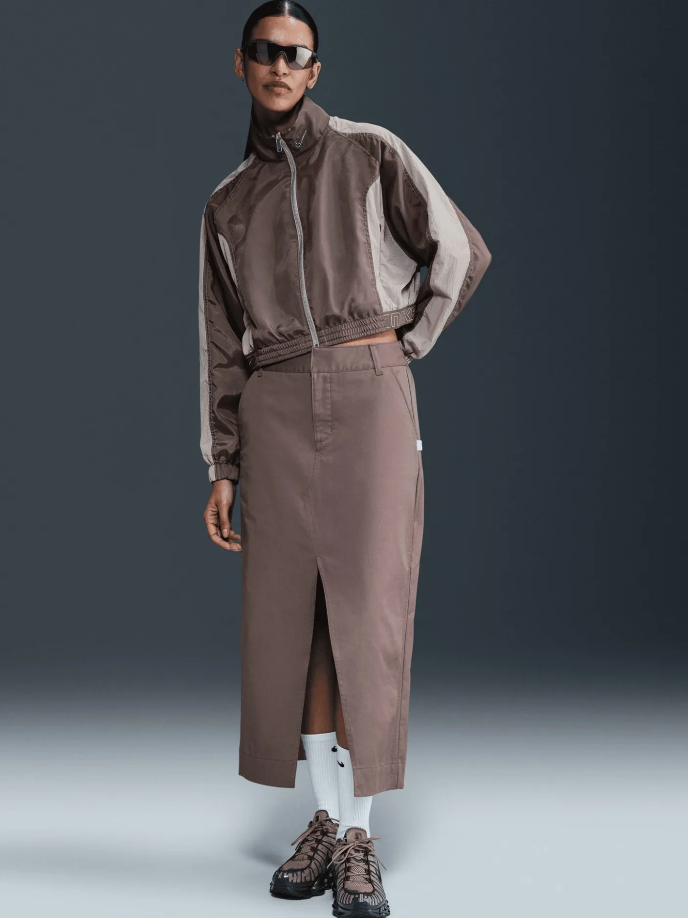Women Nike Jackets & Vests-Sportswear Woven Jacket