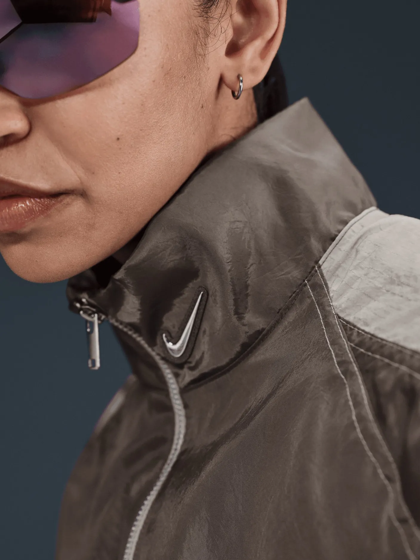Women Nike Jackets & Vests-Sportswear Woven Jacket