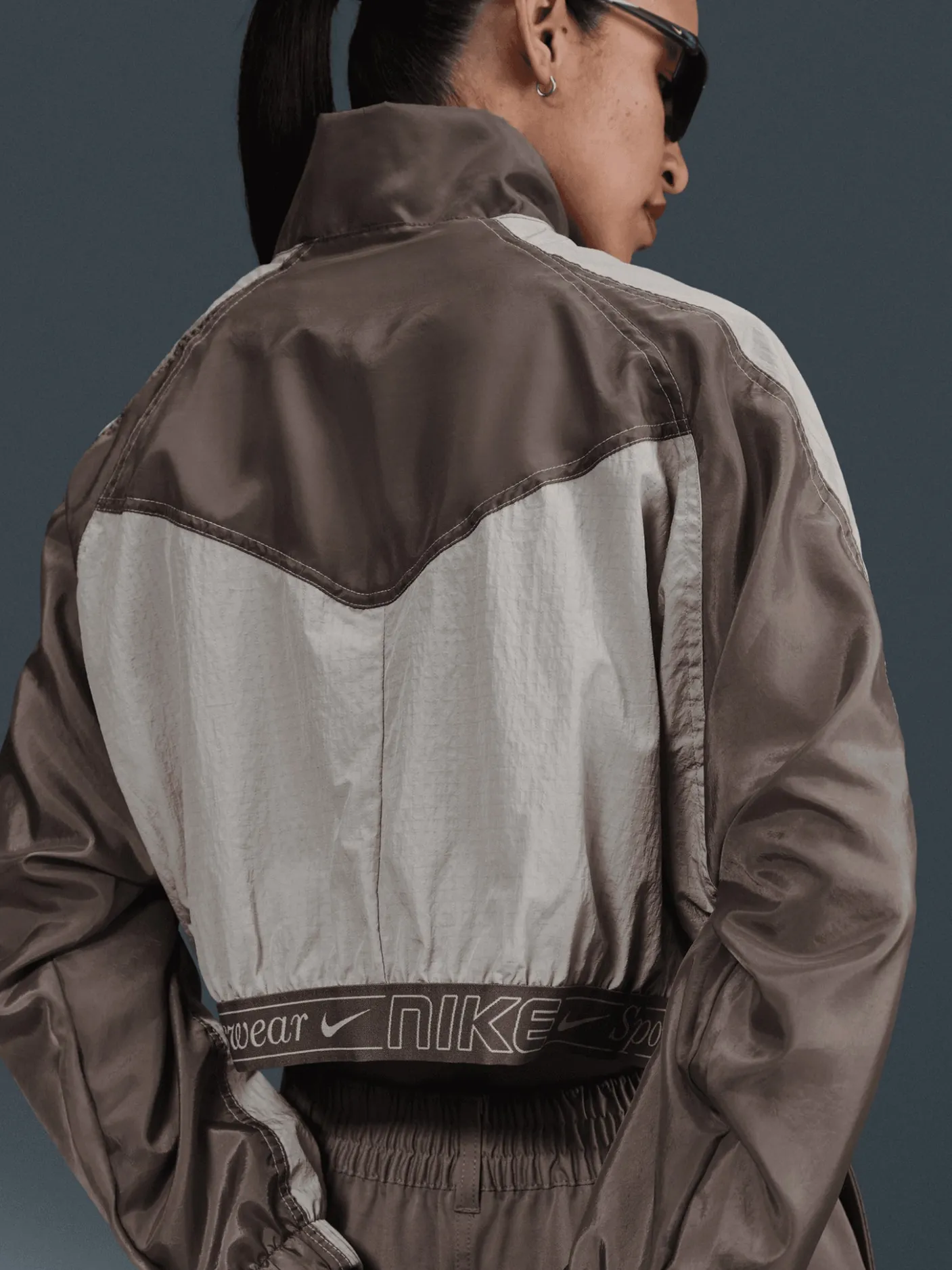 Women Nike Jackets & Vests-Sportswear Woven Jacket