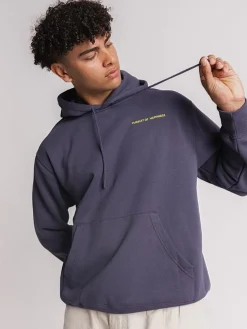 Pursuit of Happiness Hoodies & Crews-State of Mind Heavyweight Pullover in Washed Navy