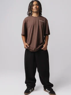 Pursuit of Happiness Pants & Sweats-Straight Sweatpant in Court Black