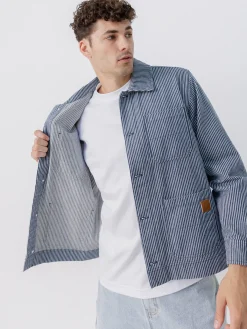 Women LAV Jackets & Vests|Jackets & Vests-Striped Jacket