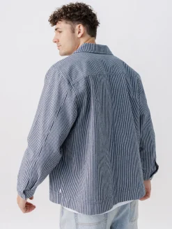 Women LAV Jackets & Vests|Jackets & Vests-Striped Jacket