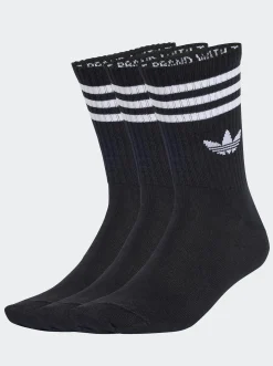 adidas Originals Socks & Underwear-3-Stripes Crew Socks 3 Pairs