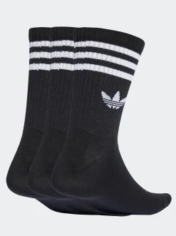 adidas Originals Socks & Underwear-3-Stripes Crew Socks 3 Pairs
