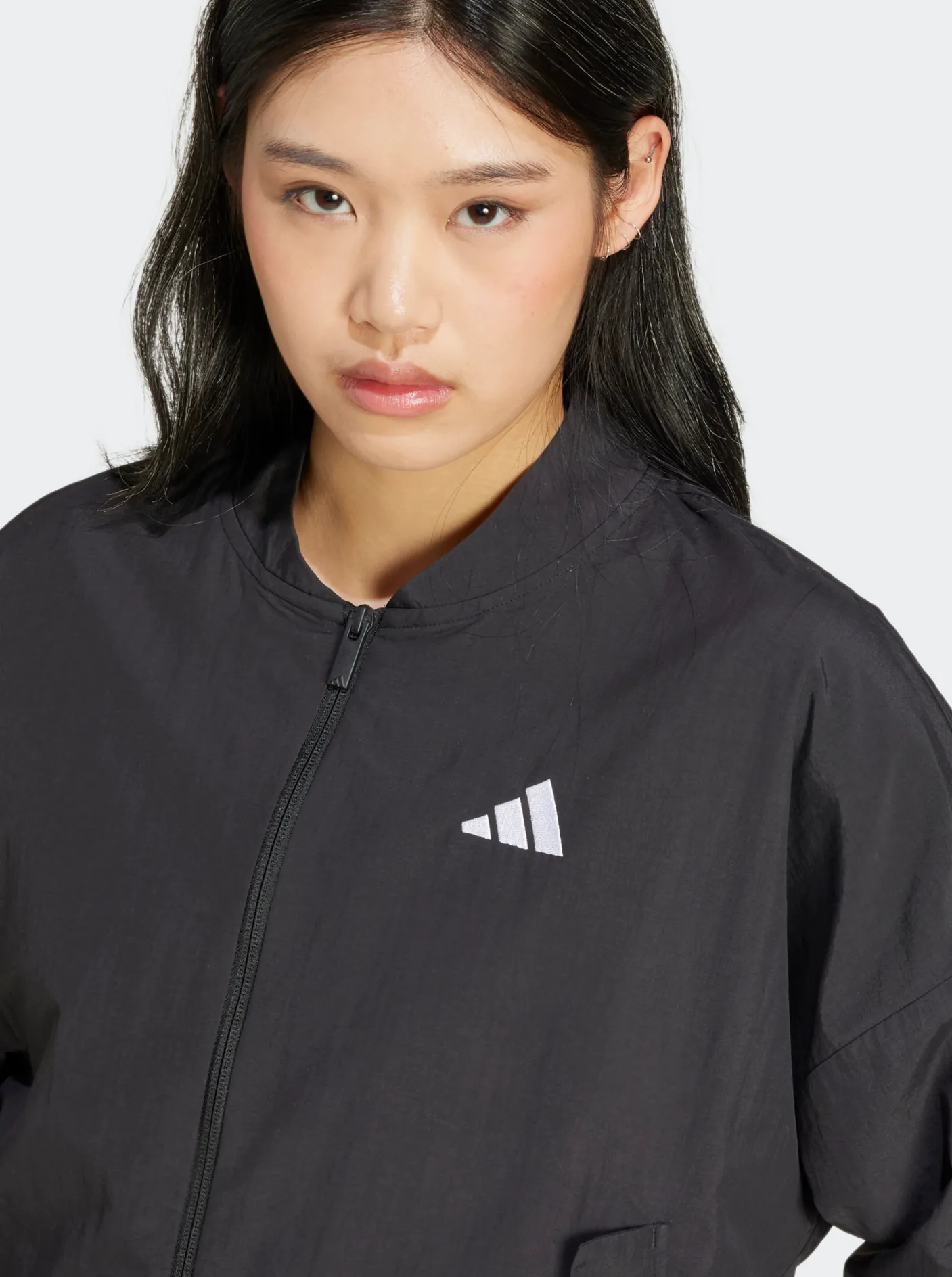 Women adidas Sportswear Jackets|Jackets & Vests-3-Stripes Woven Bomber Jacket