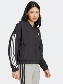 Women adidas Sportswear Jackets|Jackets & Vests-3-Stripes Woven Bomber Jacket