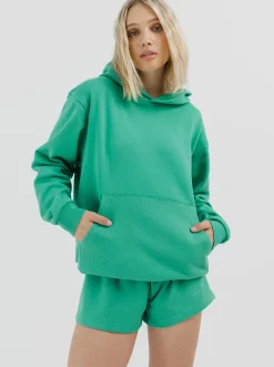 Women Taylor Sport Hoodies & Crews-Summer Hoodie in Clover