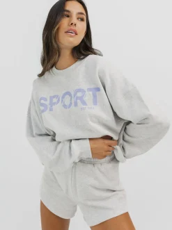 Women Taylor Sport Shorts-Summer Short in Snow Marle