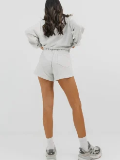 Women Taylor Sport Shorts-Summer Short in Snow Marle