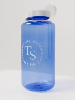 Taylor Sport Water Bottles-Bottle In Blue/White