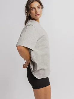 Women Taylor Sport Tees & Tanks-Taylor Tee in Grey Marle