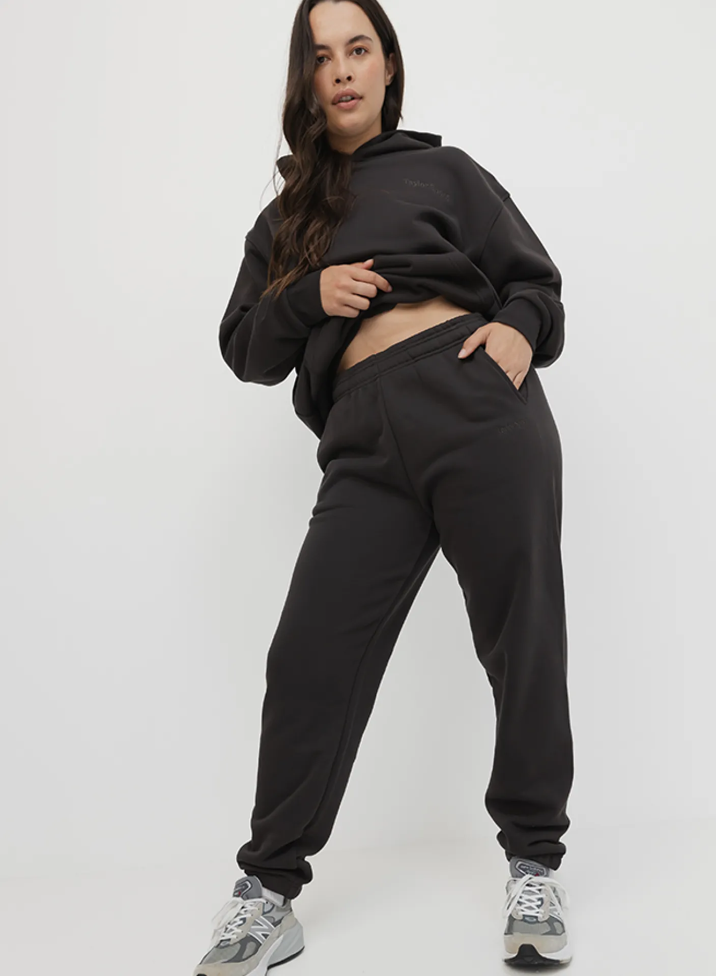 Women Taylor Sport Pants & Sweats-Taylor Trackies In Pepper